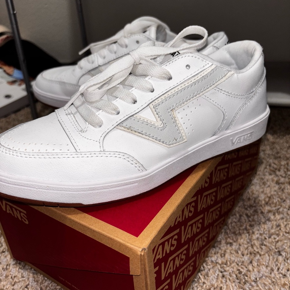 Vans Classic White Leather Sneakers